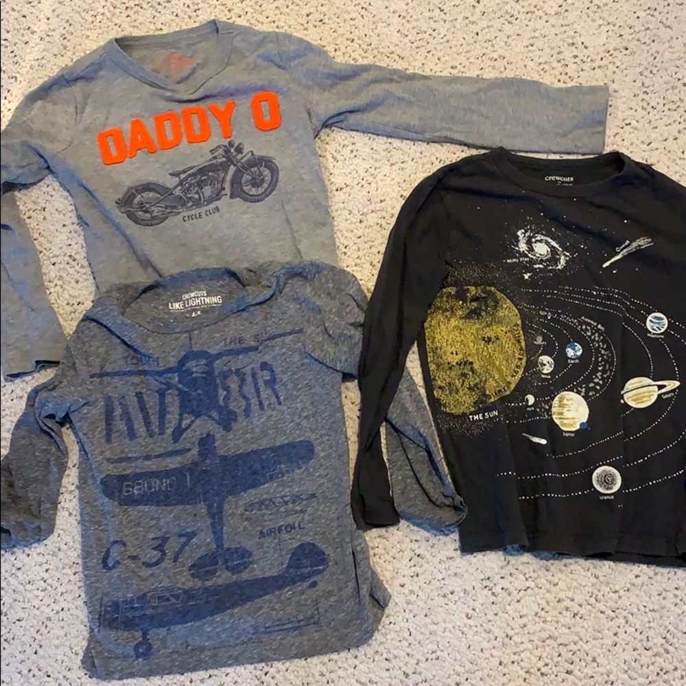 Boys Crewcuts long sleeve T-shirts